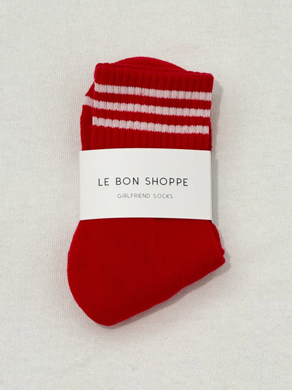 Girlfriend Socks: Scarlet