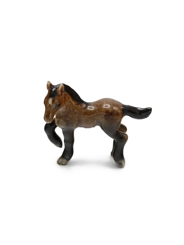 Porcelain Miniature: Justin Morgan Colt