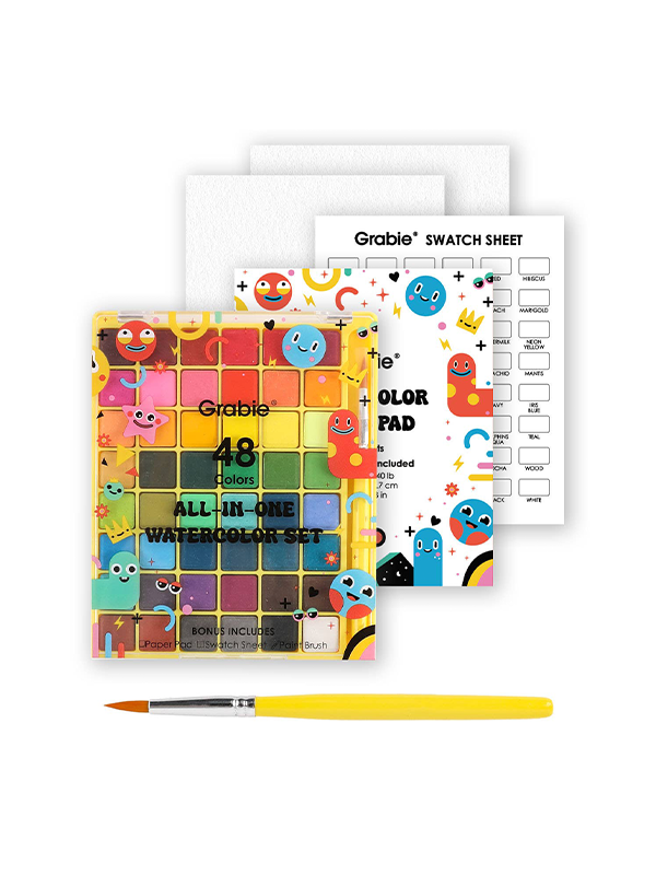 All-In-One Watercolor Set of 48
