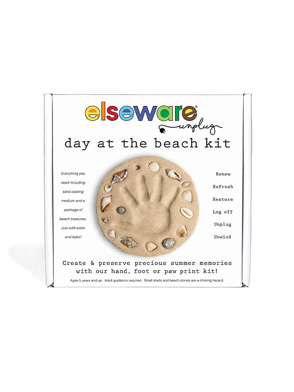 Day at the Beach Kit: Kid Hand & Footprint Craft