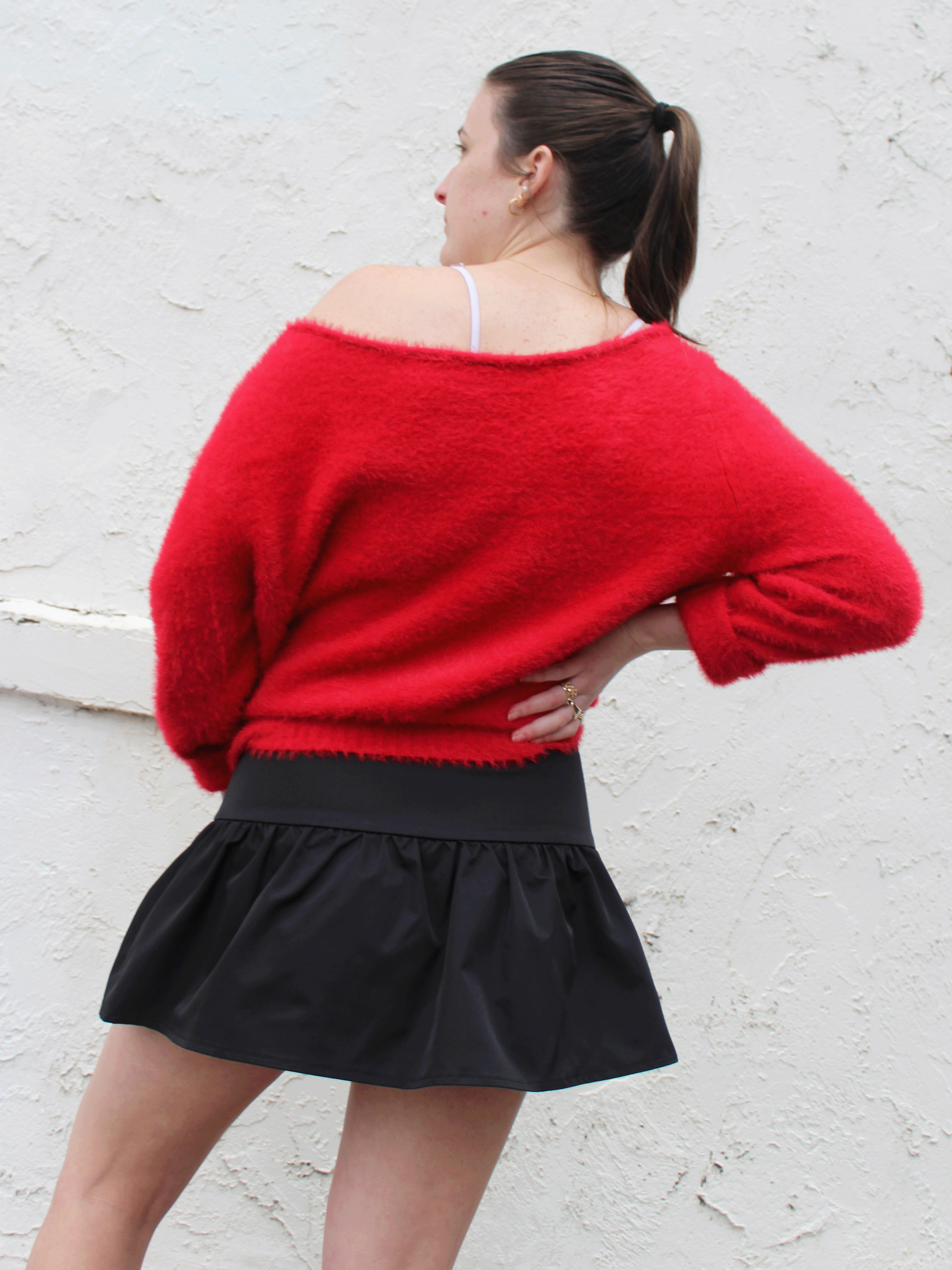 Rantifu Mini Skirt: Black (FINAL SALE)