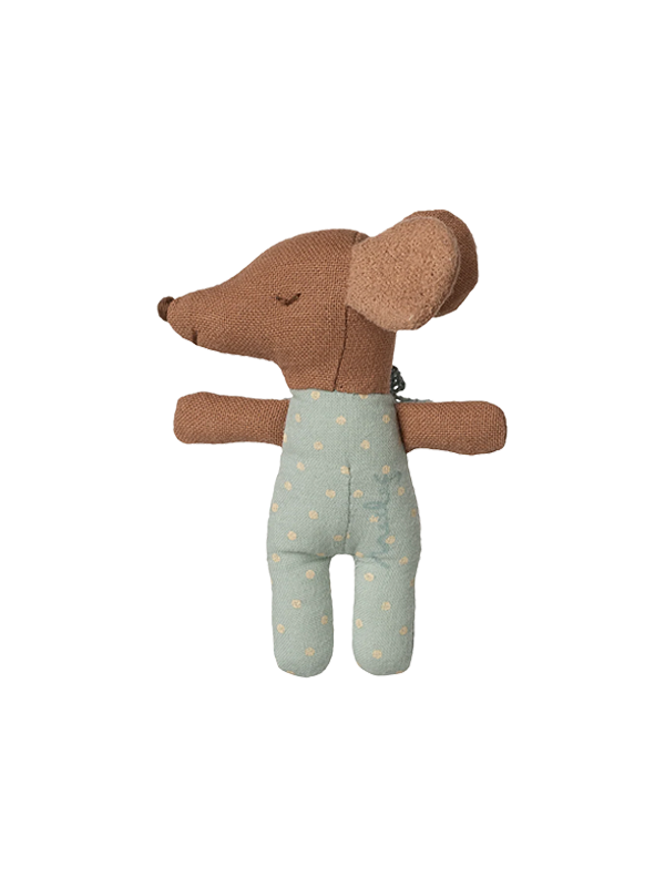 Sleepy Wakey Baby Mouse in Matchbox: Blue