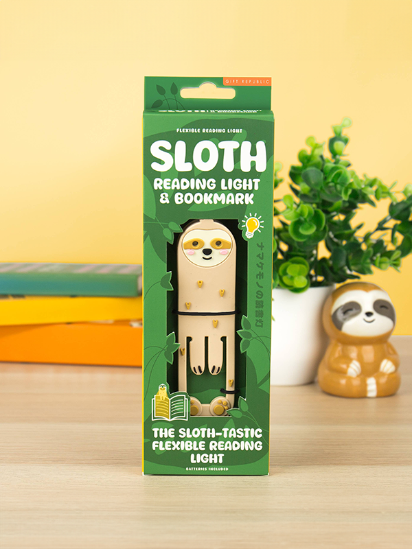 Sloth Reading Light and Bookmark