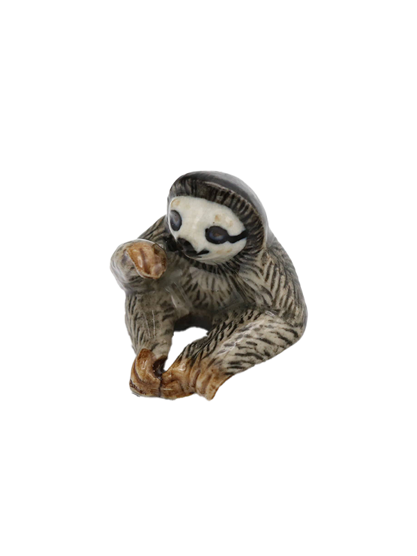 Porcelain Miniature: Buttercup Three-Toed Sloth