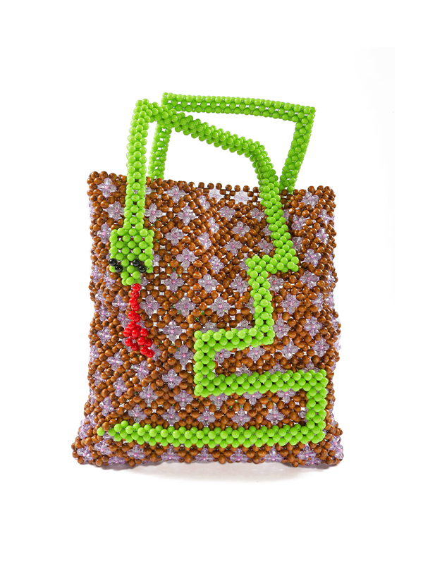 Beaded Snake Bag