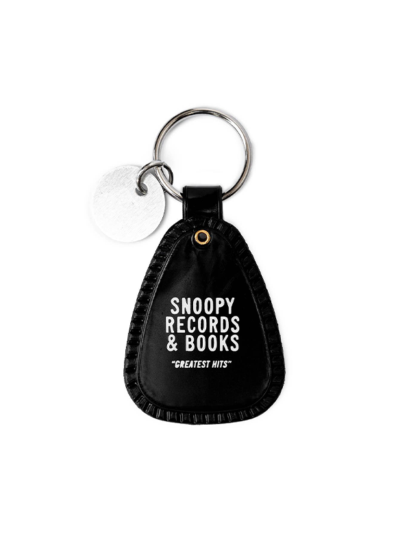 Saddle Keychain: Snoopy Record
