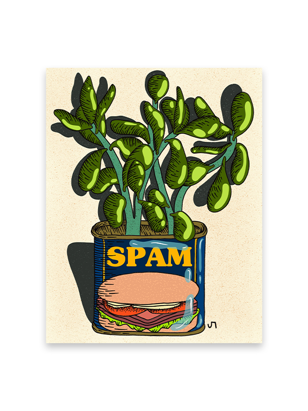 Spam Can Print: 11 x 14