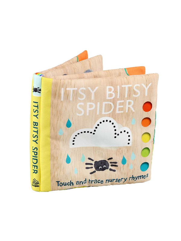 Touch and Trace Nursery Rhymes: Itsy Bitsy Spider Cloth Book