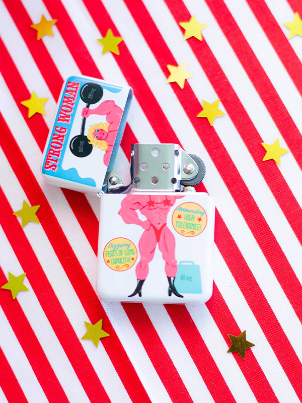 Strong Woman Lighter (Refillable)