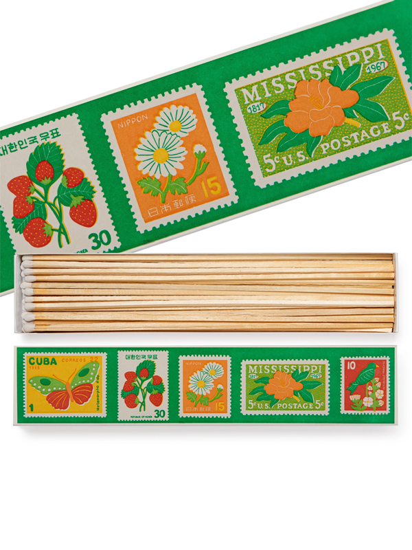 Long Safety Matches: Vintage Stamp