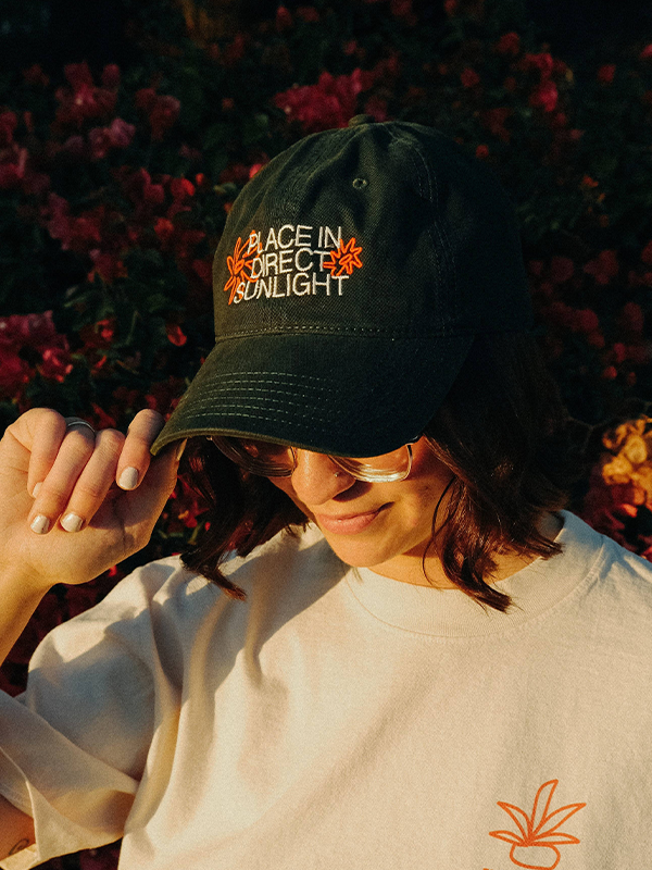 Place In Direct Sunlight Embroidered Hat