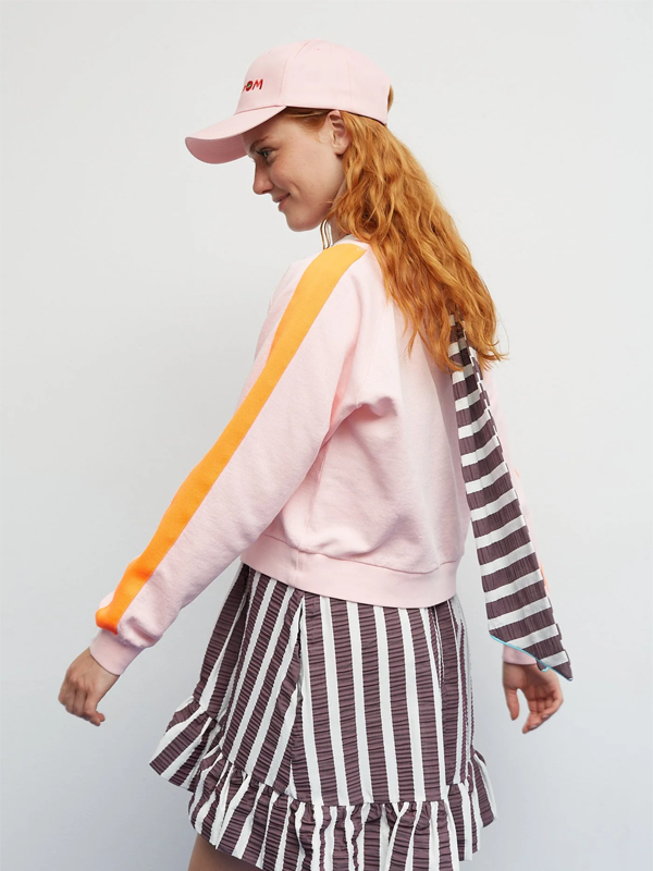 Molona Sweatshirt: Pink