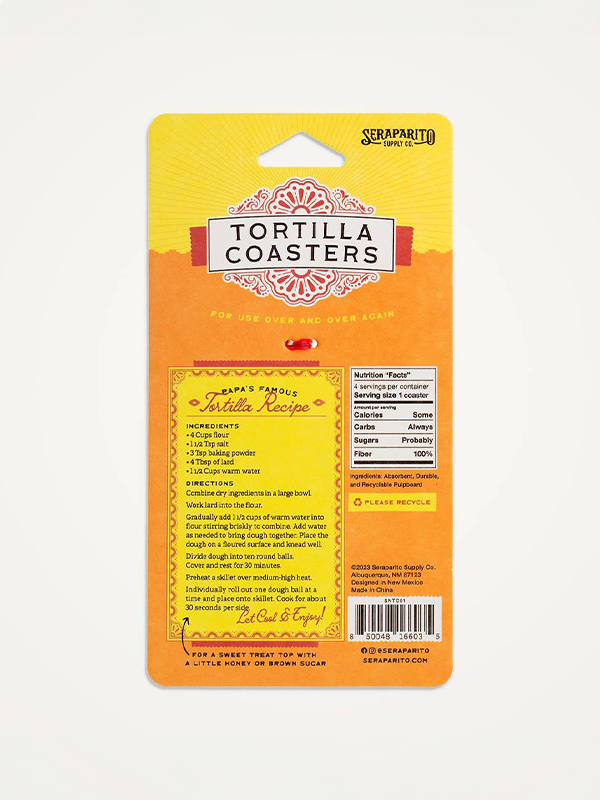 Tortilla Coasters