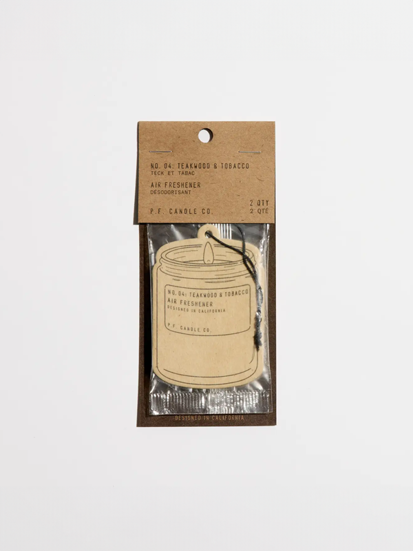 Teakwood & Tobacco Air Fresheners: 2 Pack