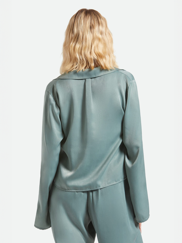 Soho Silky Top: Blue Green Shine