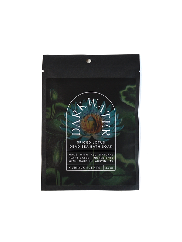 Sea Salt Bath Soak: Dark Water (Spiced Lotus)