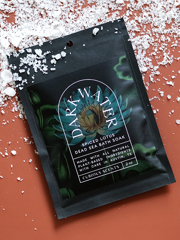 Sea Salt Bath Soak: Dark Water (Spiced Lotus)