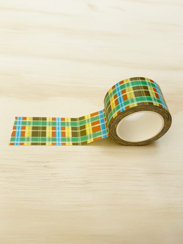 Warm Plaid Washi Tape