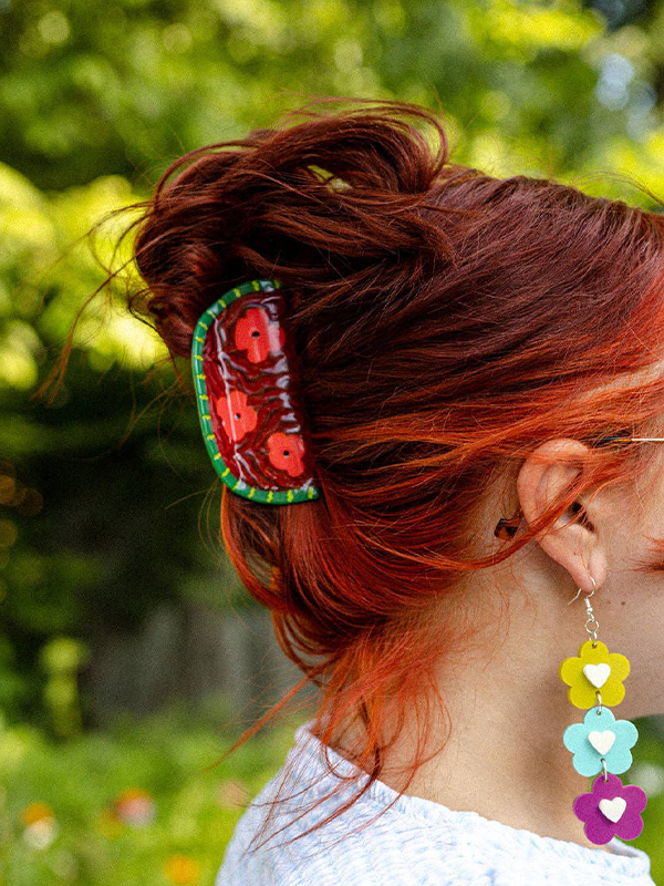 Watermelon Hair Claw