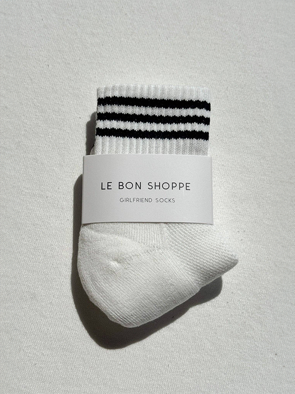 Girlfriend Socks: White