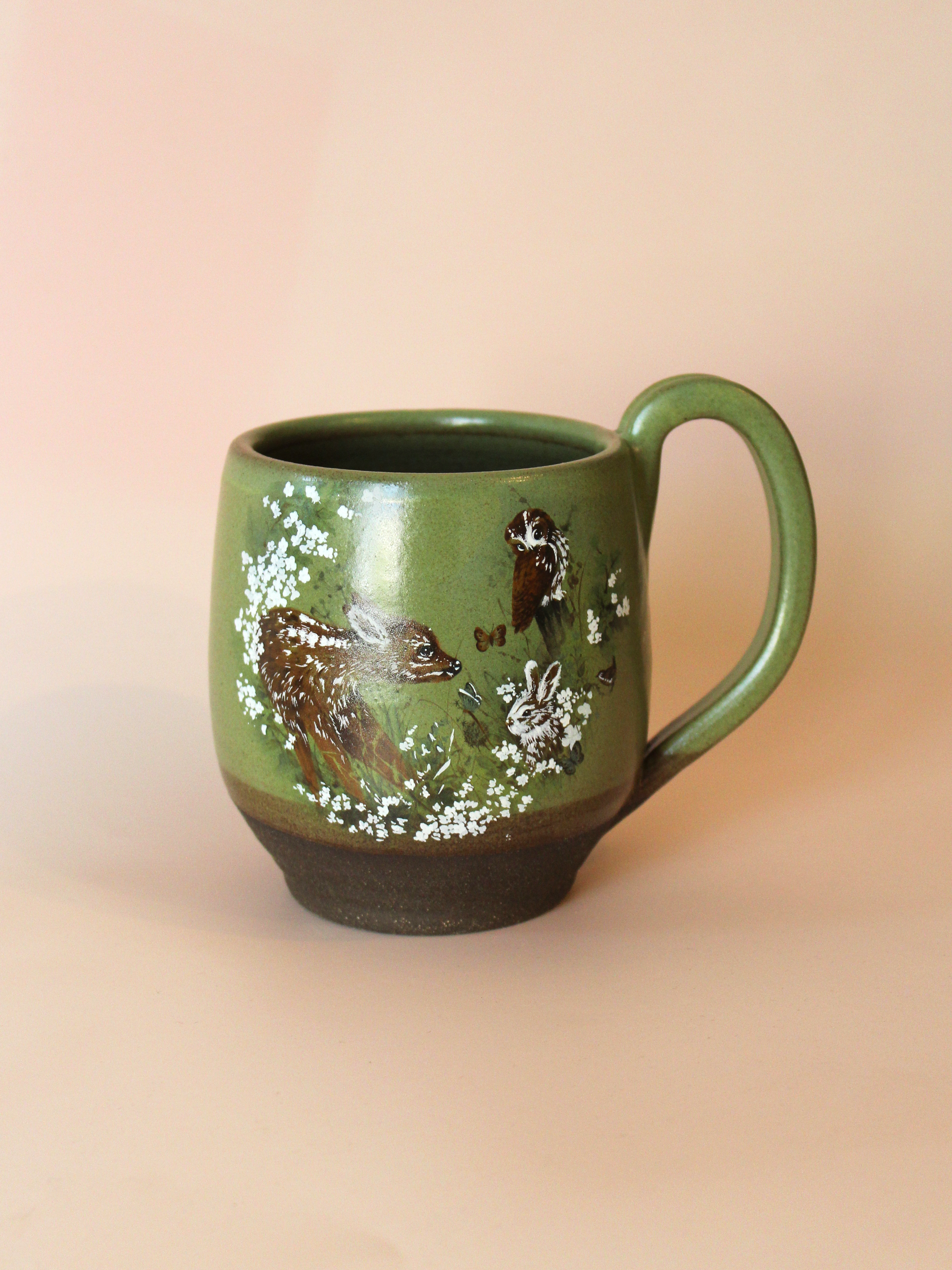 Mug: Woodlands Bambi (Olive Green)