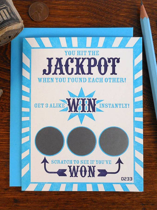 Wedding Scratch Off Ticket Card