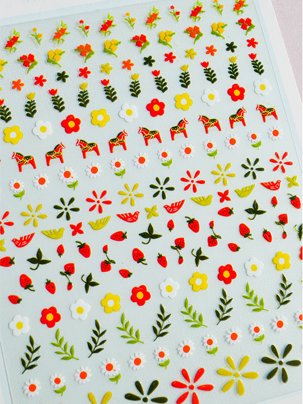 Baba's Kitchen Nail Art Stickers