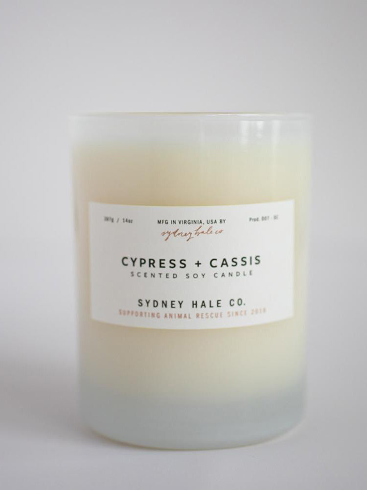 Cypress + Cassis Soy Candle