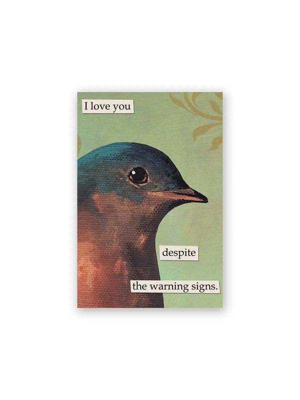 Warning Signs Magnet