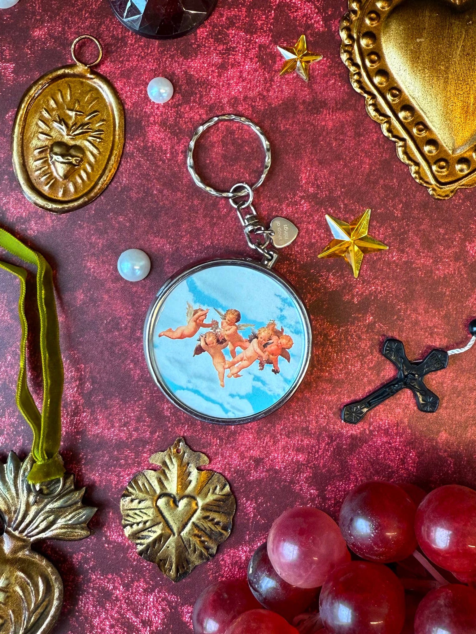 Cherub Ashtray Keychain
