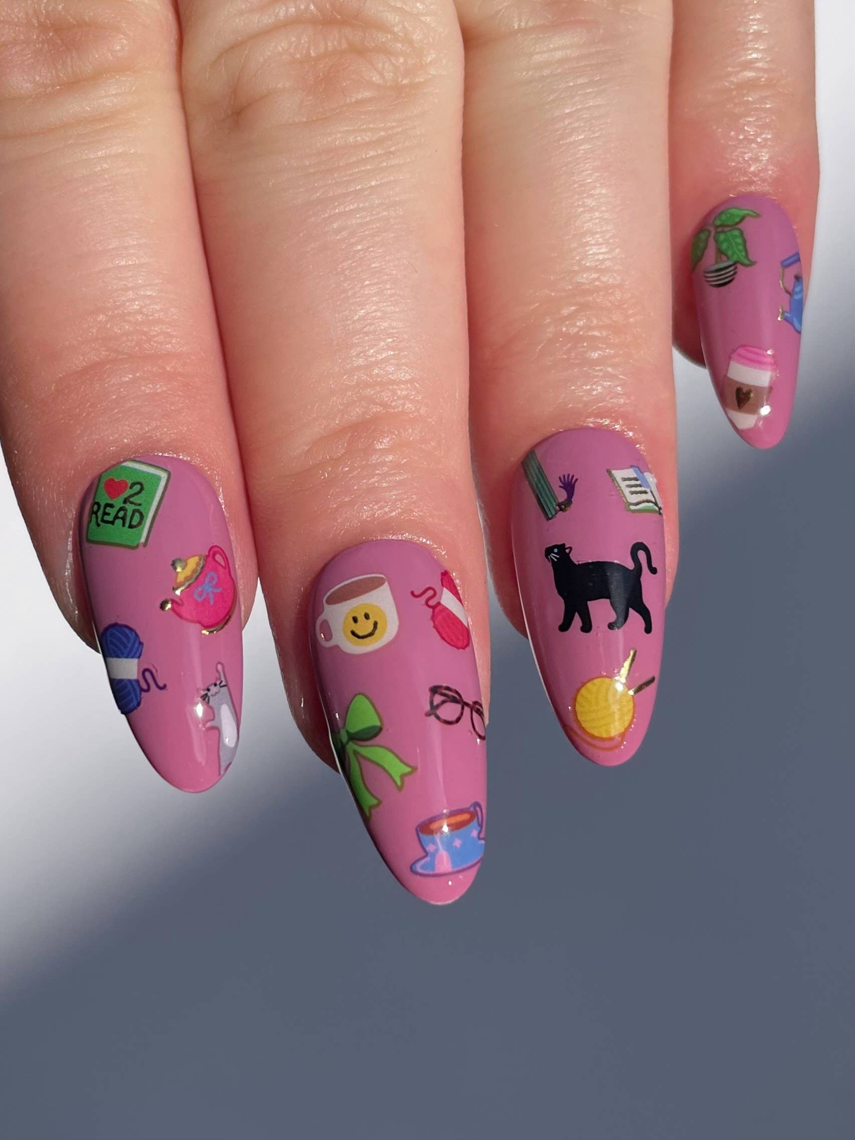 Plot Twist Nail Art Stickers