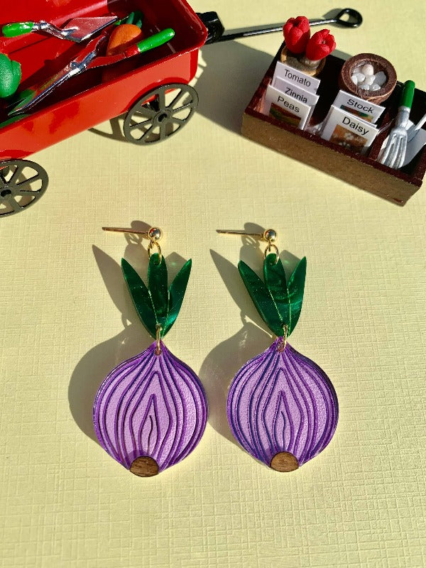 Onion Earrings