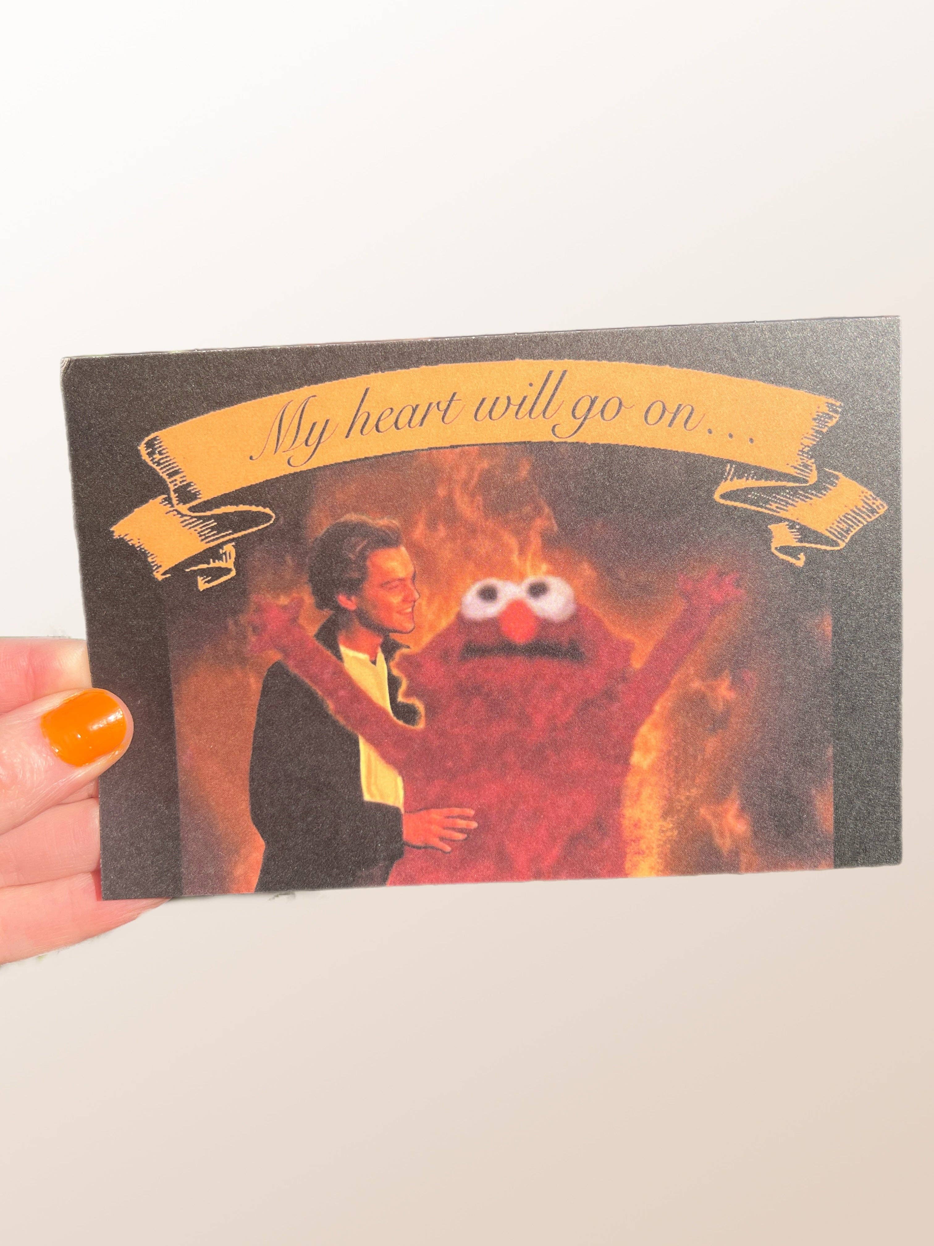 Leo's Heart Will Go On Postcard