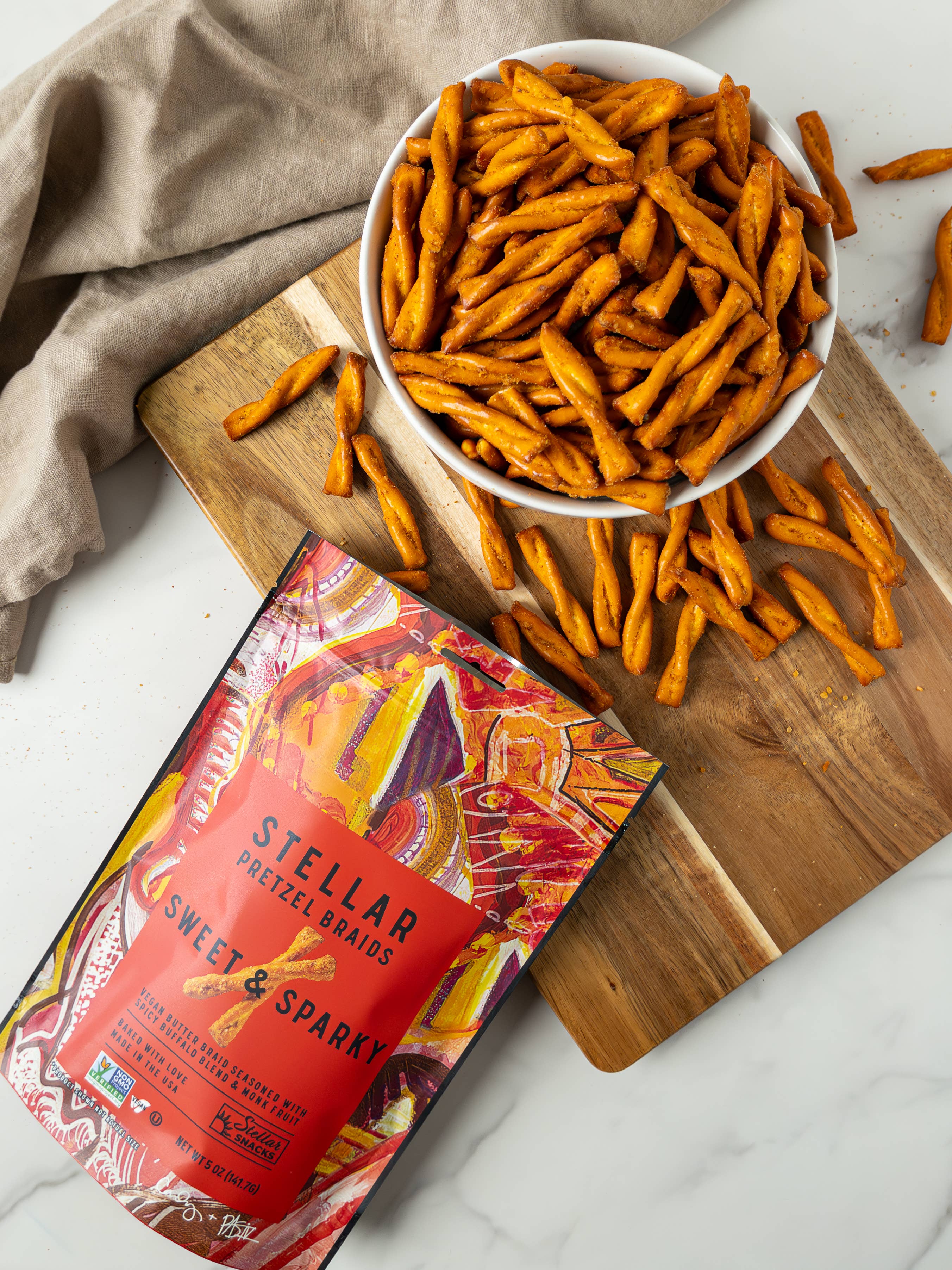 Stellar Pretzel Braids: Sweet & Sparky 5oz