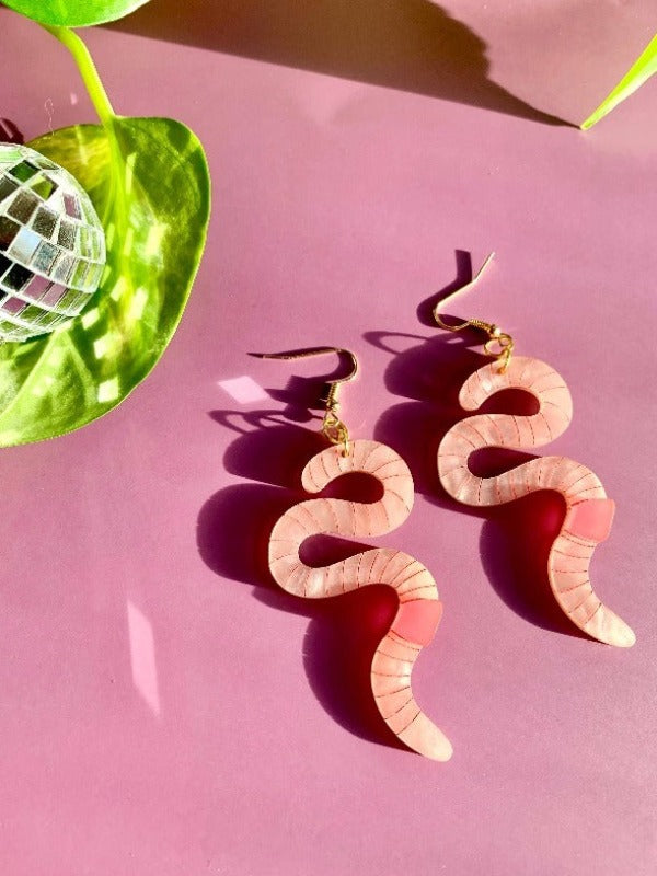 Wiggly Worms Earrings