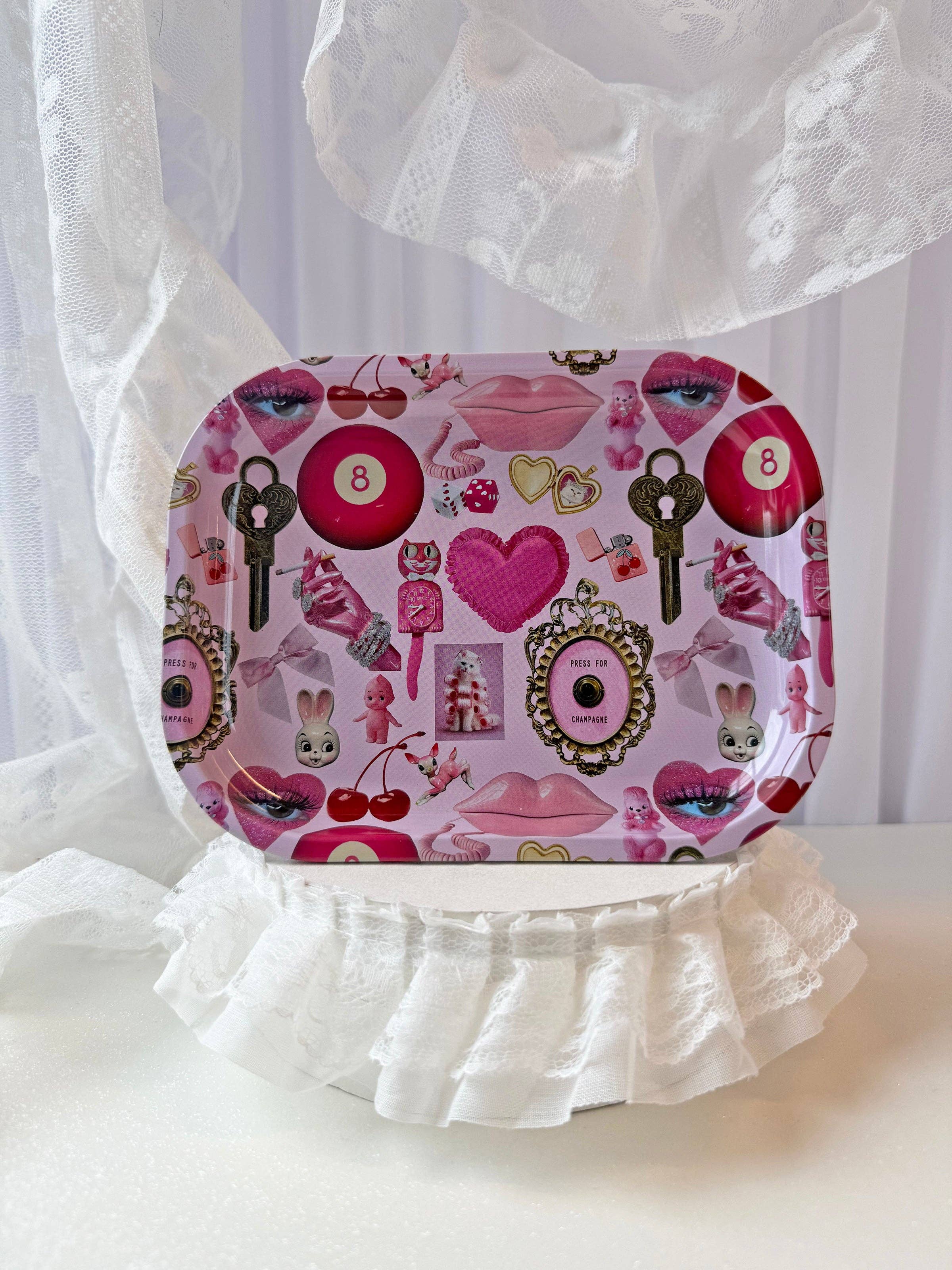 Pink Things Tray