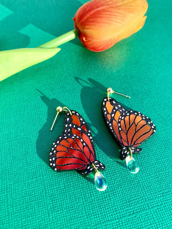 Garden Queen Butterfly Earrings