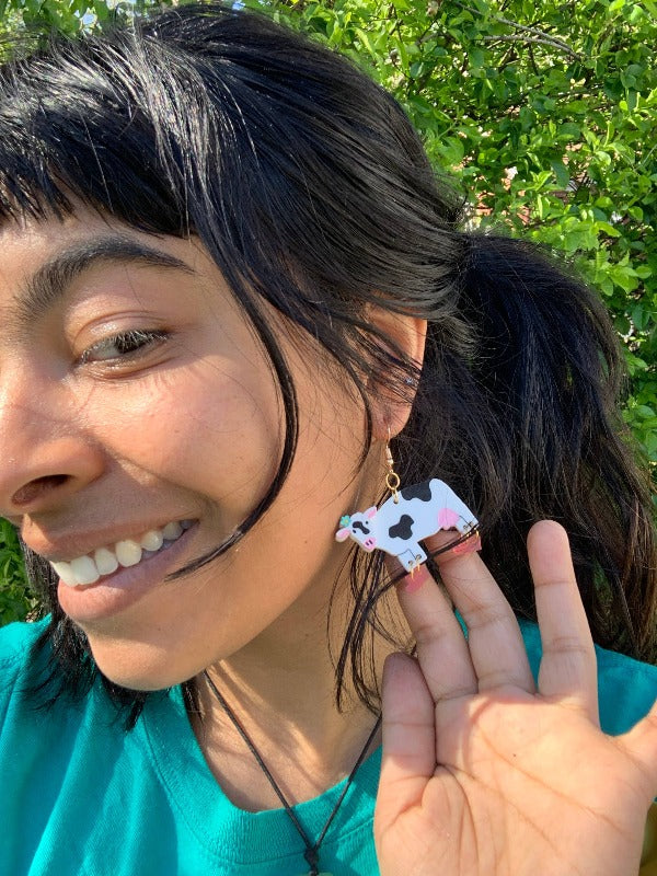 Honey Moo Moo Earrings