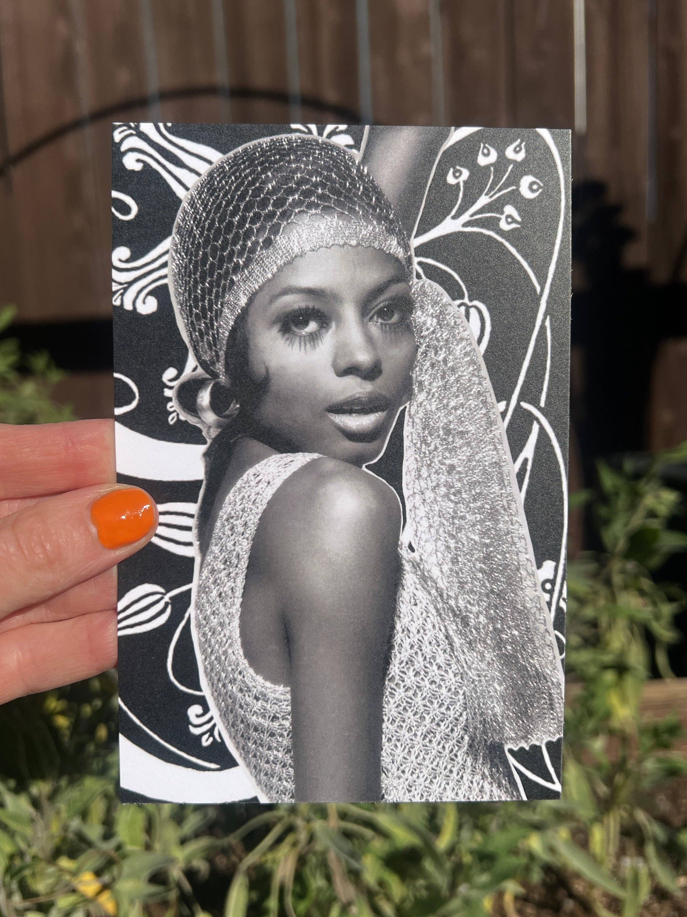 Diana Ross Postcard