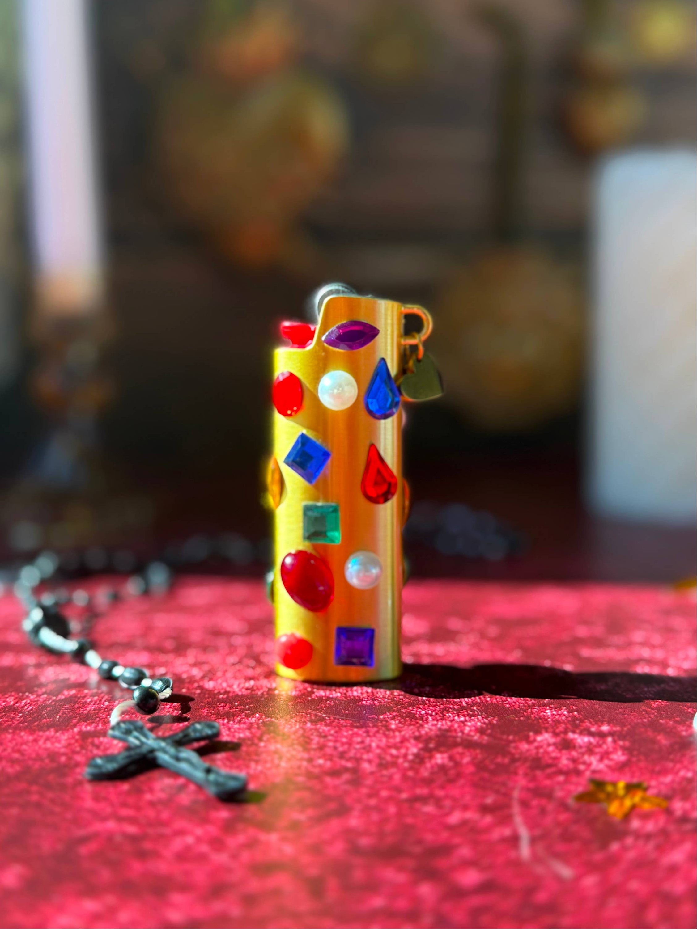Bejeweled Lighter Case