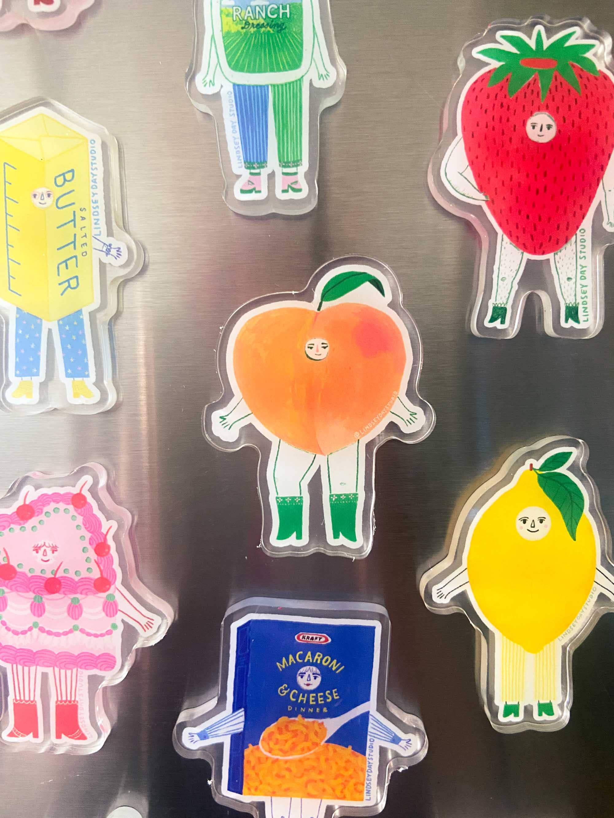 Peach Friend Magnet