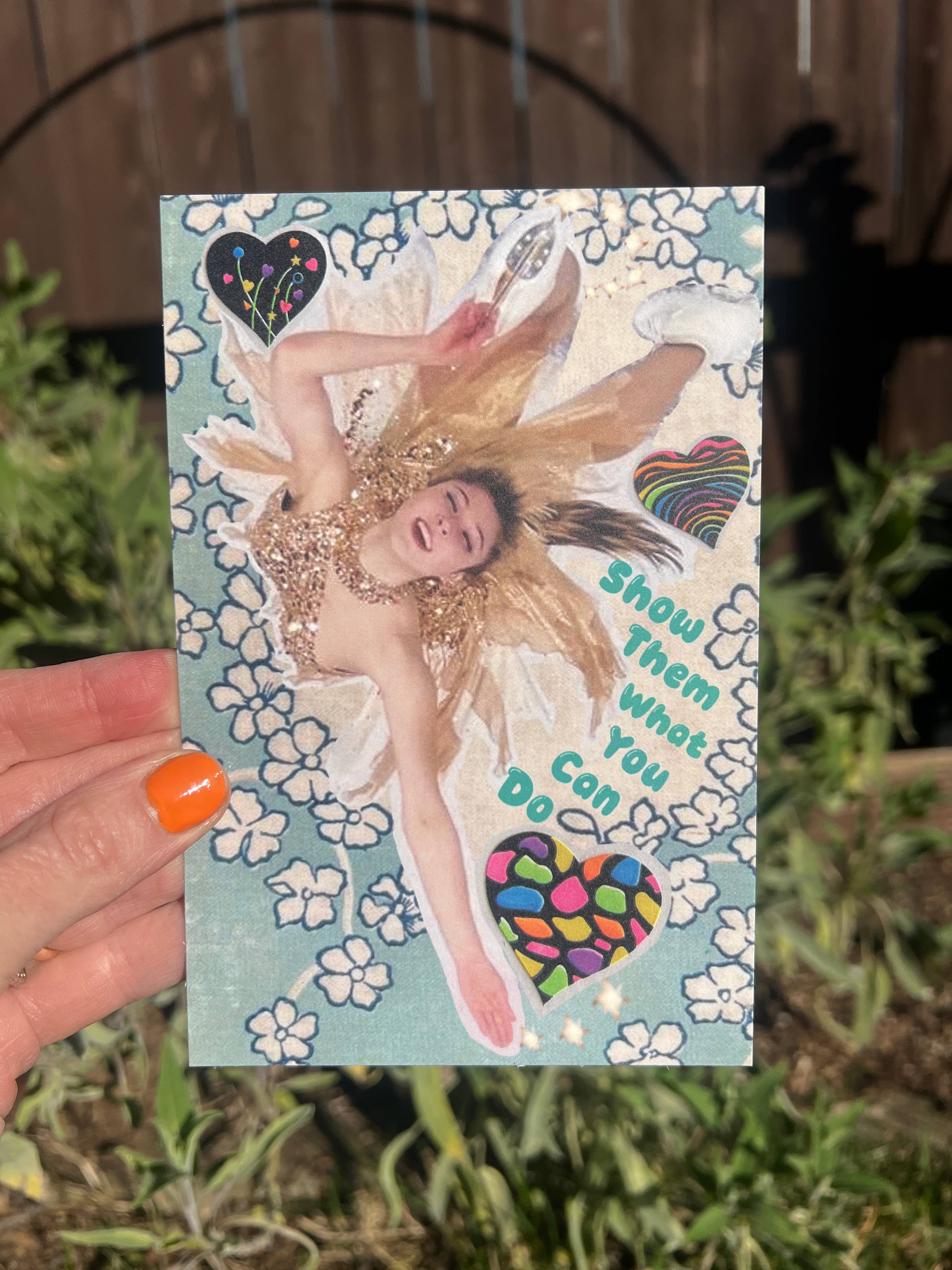 Alysa Liu Spin Show Them What You Can Do Postcard