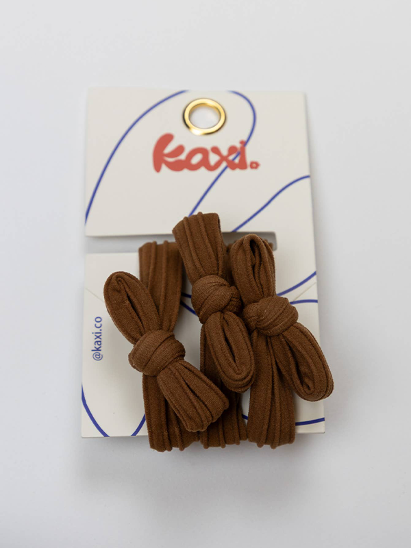 Bow Slick Back Hair Ties: Assorted