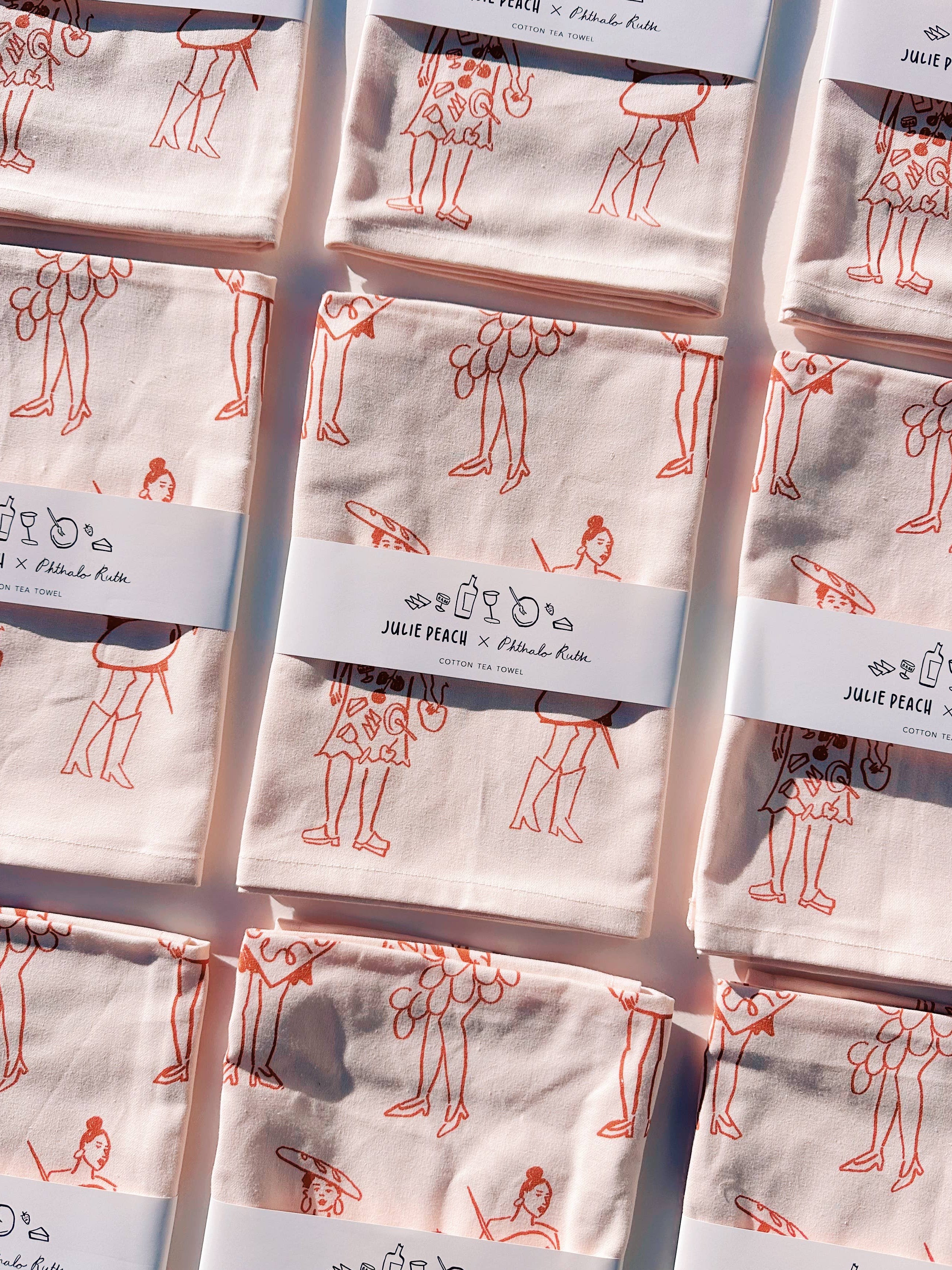Dinner Girls Tea Towel