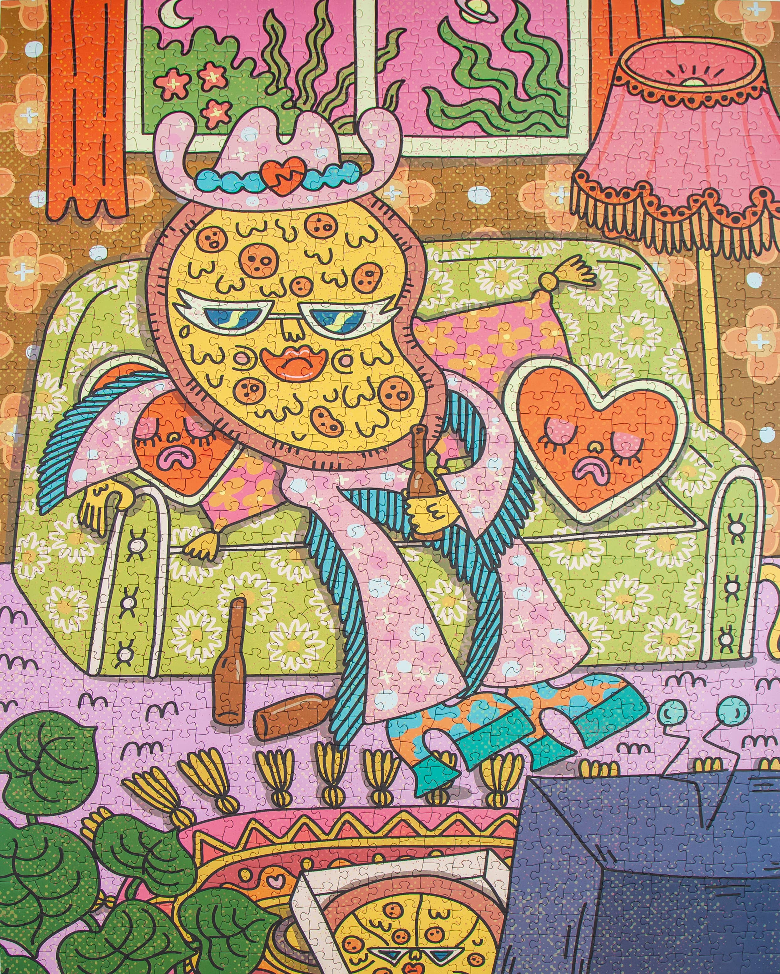 Pizza For One Puzzle: 1,000 Pieces
