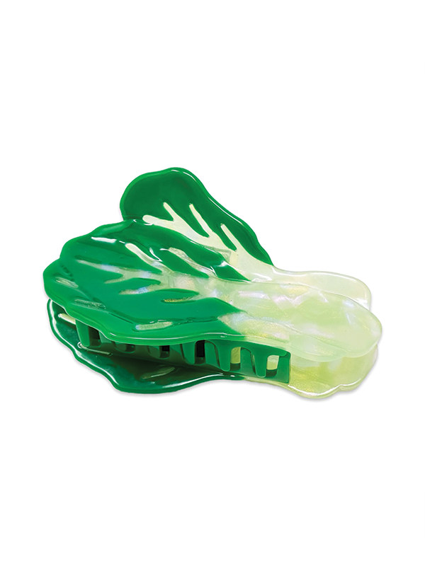 Large Bok Choy Hair Claw Clip