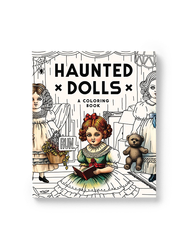 Haunted Dolls Coloring Book