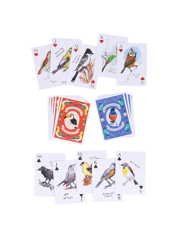 Field Guide to Dumb Birds Playing Cards