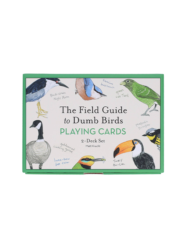 Field Guide to Dumb Birds Playing Cards