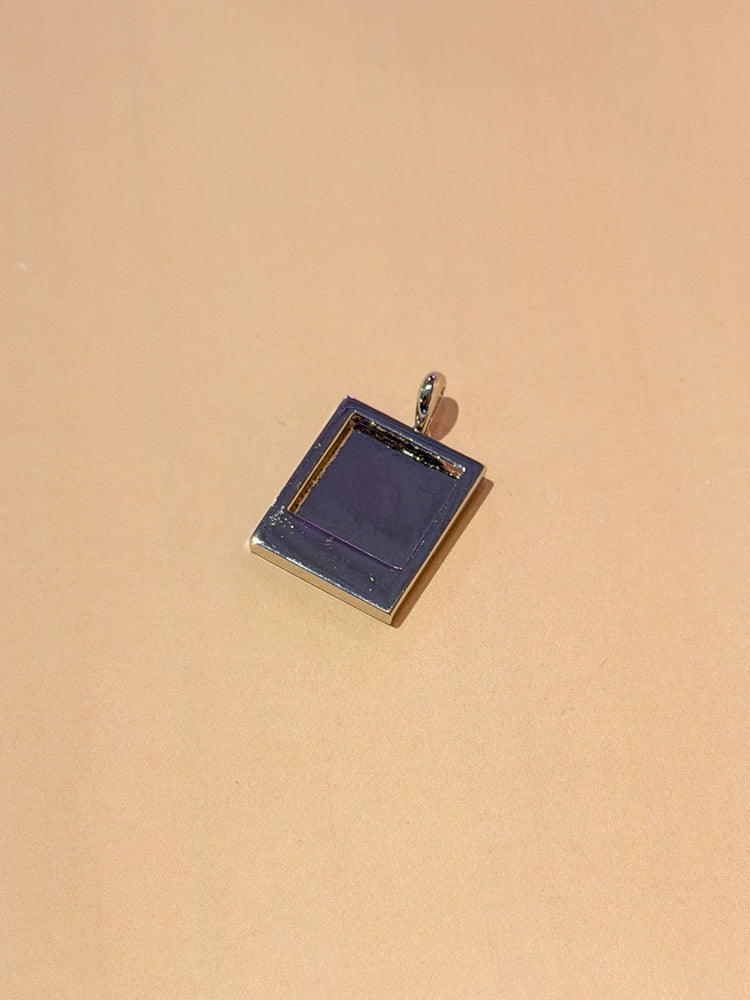 Polaroid Photo Charm: Silver